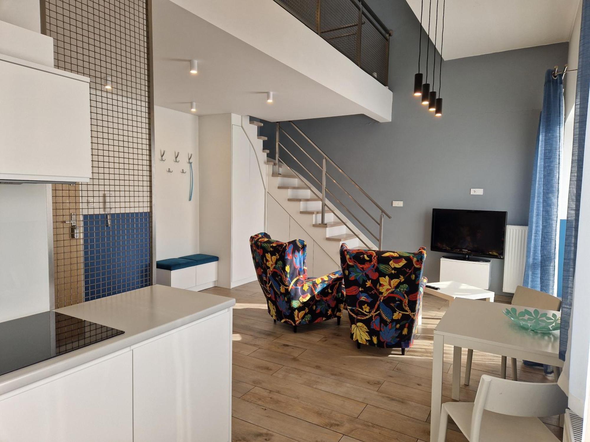 Apartament Dwupoziomowy Katowice Bagian luar foto
